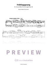 Frühlingsgesang - Preview Page 1