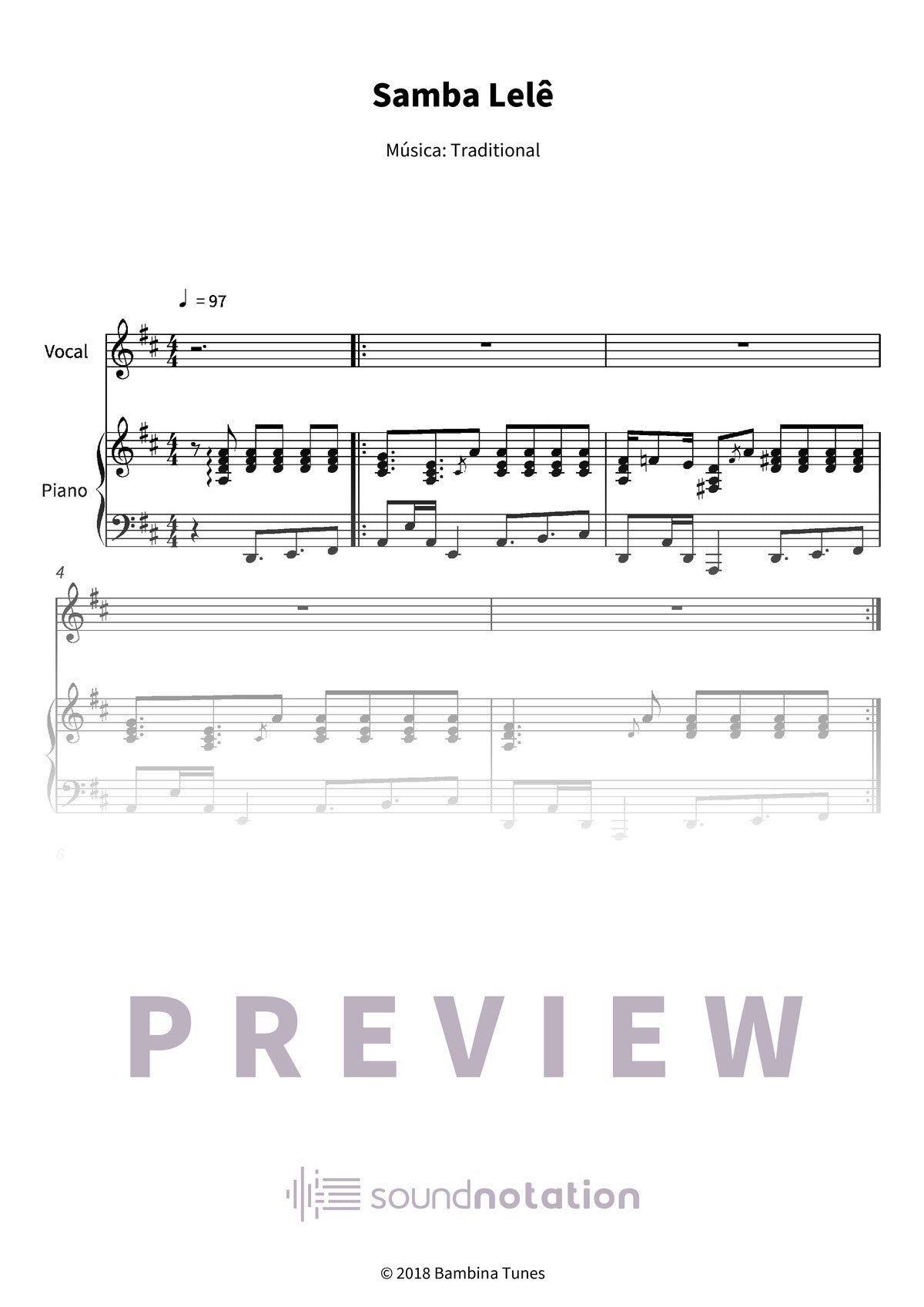 Samba Lelê - Preview Page 1