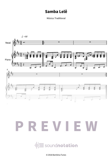 Samba Lelê - Preview Page 1