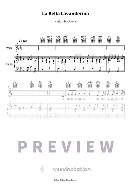 La Bella Lavanderina - Preview Page 1