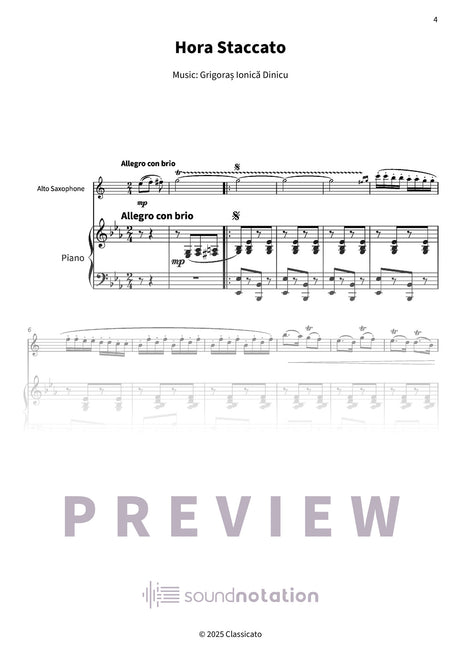 Hora Staccato - Preview Page 1
