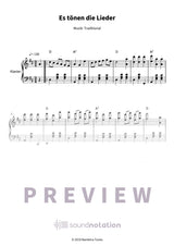 Es tönen die Lieder - Preview Page 1