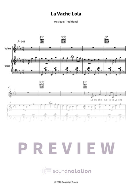 La Vache Lola - Preview Page 1