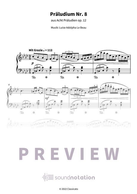 Präludium Nr. 8 - Preview Page 1