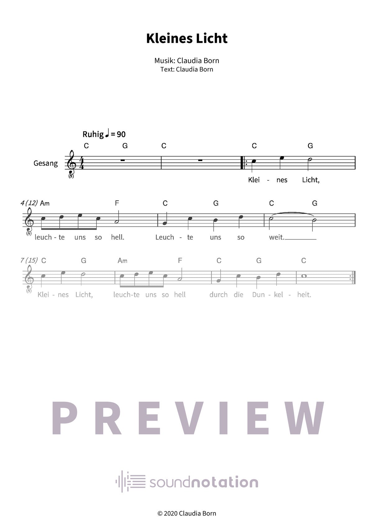 Kleines Licht - Preview Page 1