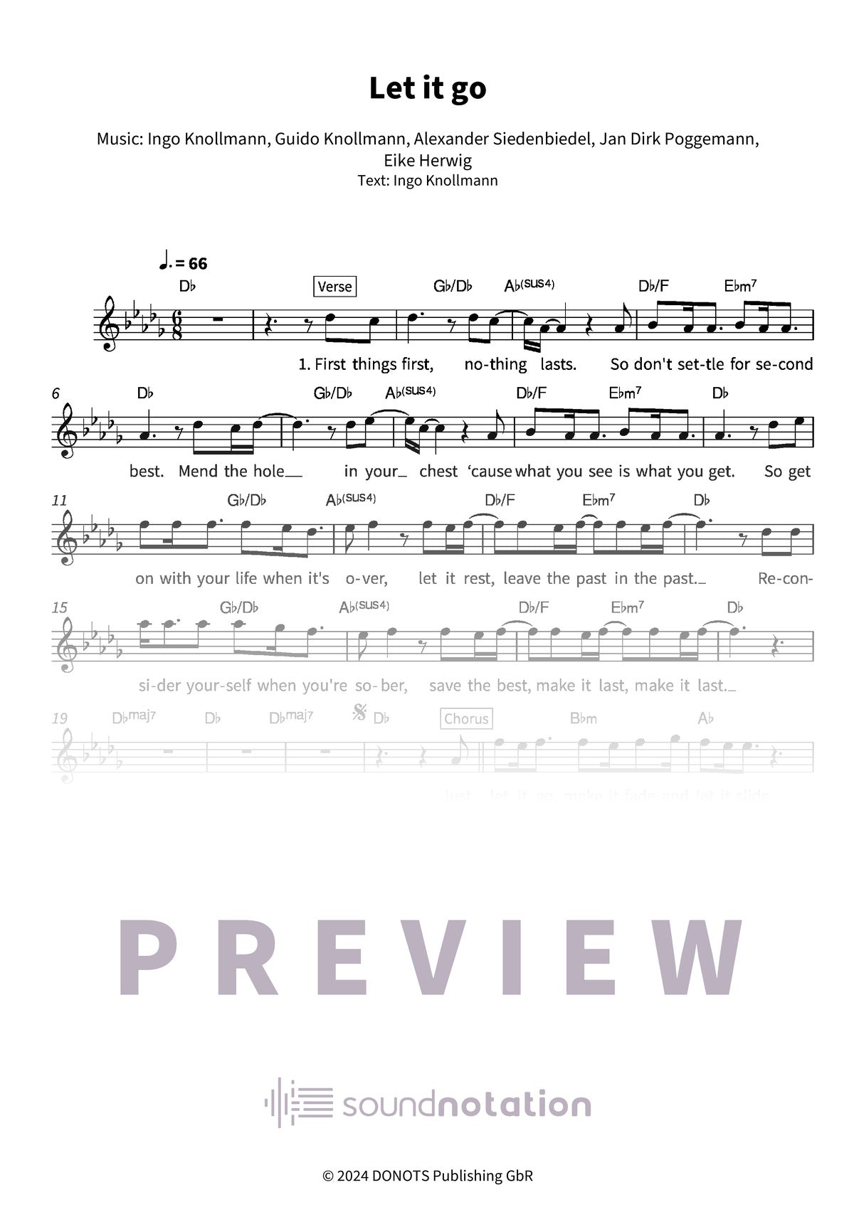 Let it go - Preview Page 1