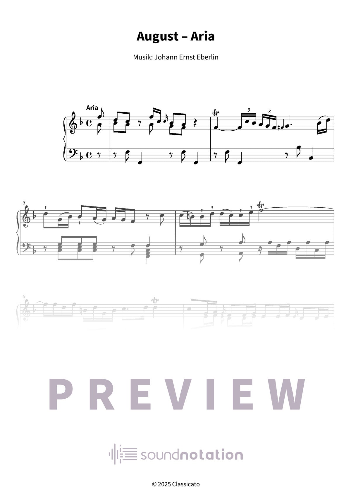August – Aria - Preview Page 1