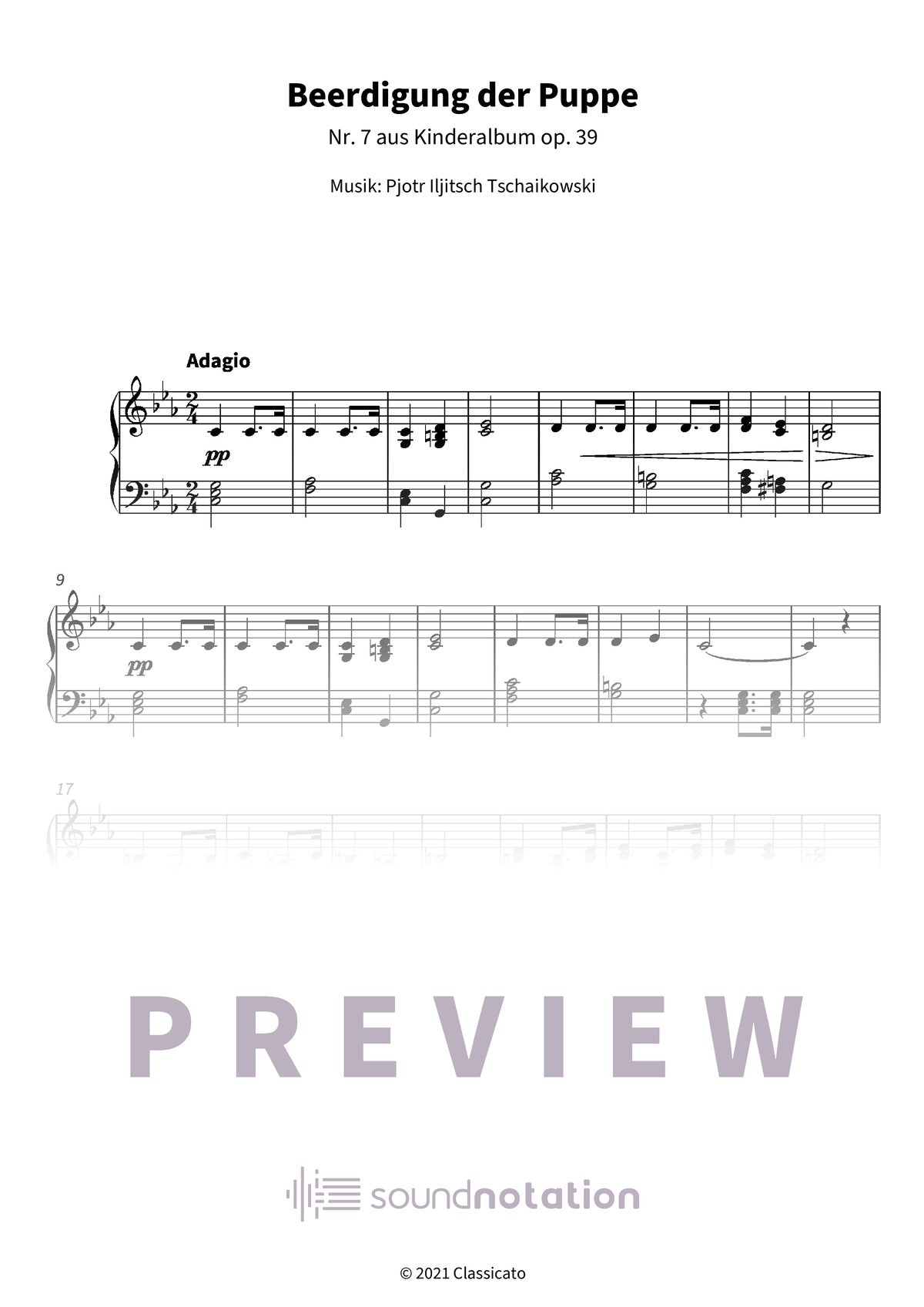 Beerdigung der Puppe - Preview Page 1