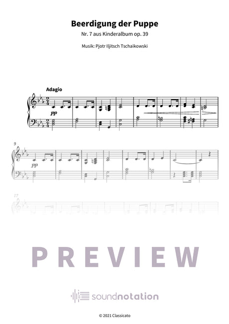 Beerdigung der Puppe - Preview Page 1