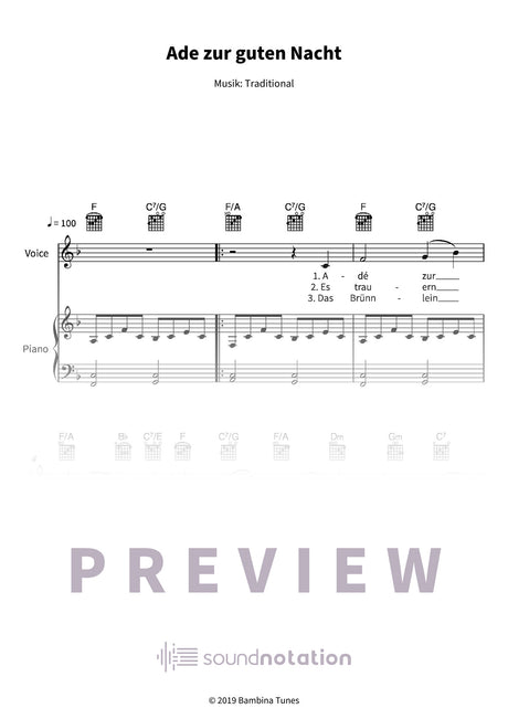 Ade zur guten Nacht - Preview Page 1
