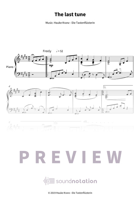 The last tune - Preview Page 1