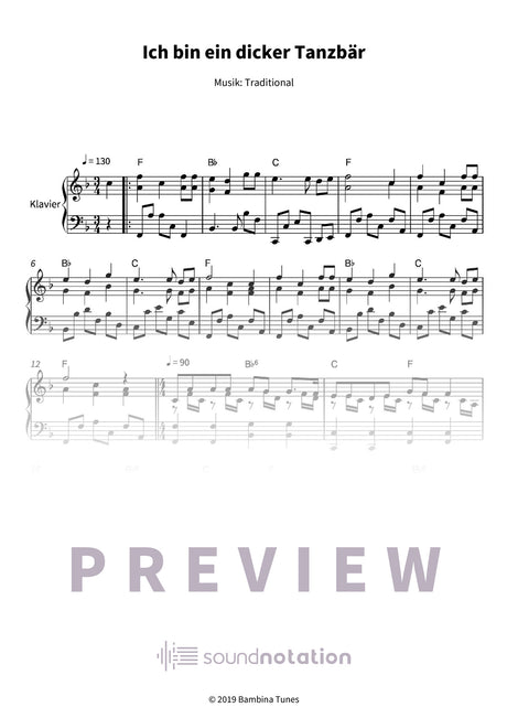 Ich bin ein dicker Tanzbär - Preview Page 1