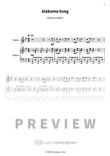 Alabama Song - Preview Page 1