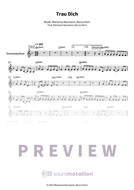 Trau Dich - Preview Page 1
