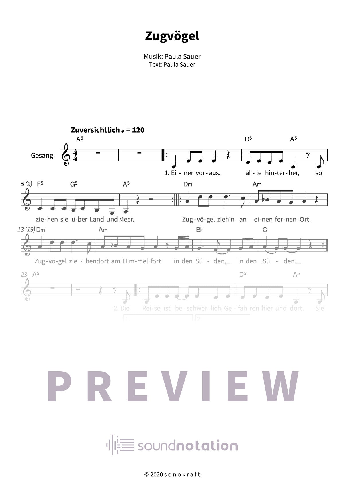 Zugvögel - Preview Page 1