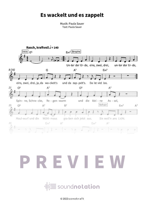 Es wackelt und es zappelt - Preview Page 1