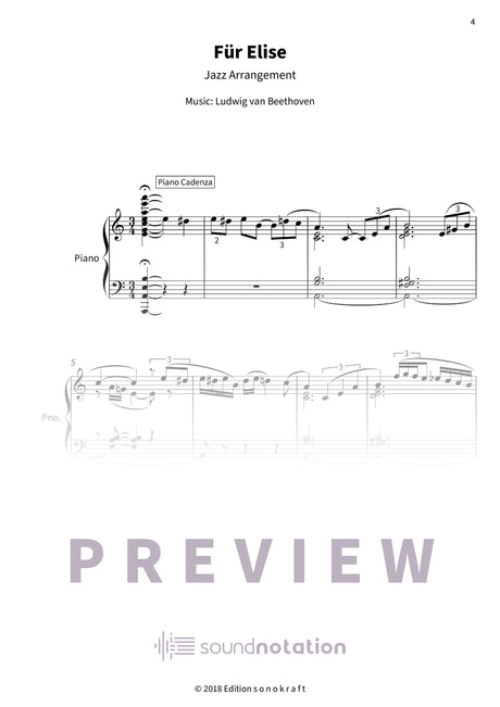 Für Elise - Preview Page 1