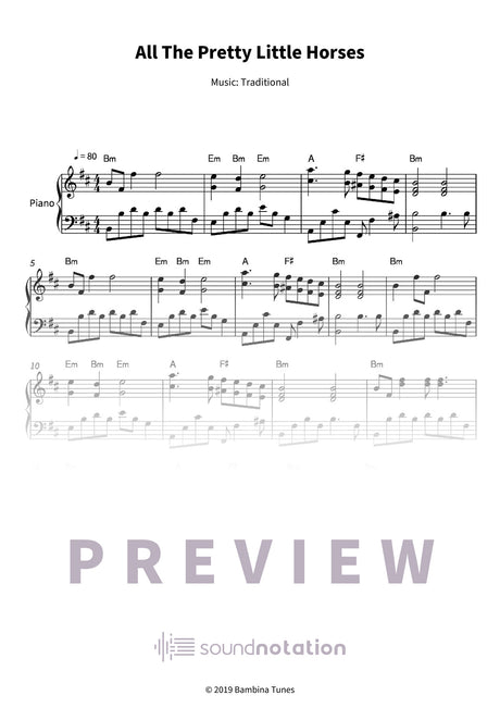 All The Pretty Little Horses - Preview Page 1