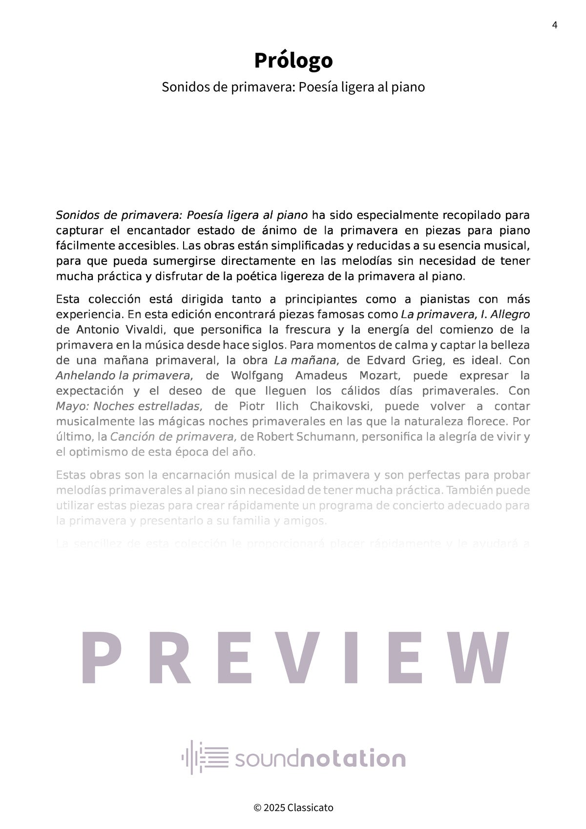 Sonidos de primavera - Preview Page 1