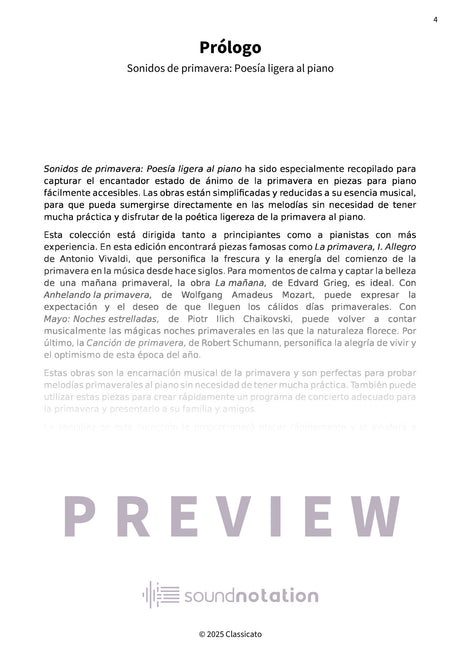 Sonidos de primavera - Preview Page 1