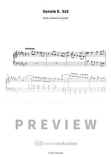 Sonate K. 318 - Preview Page 1