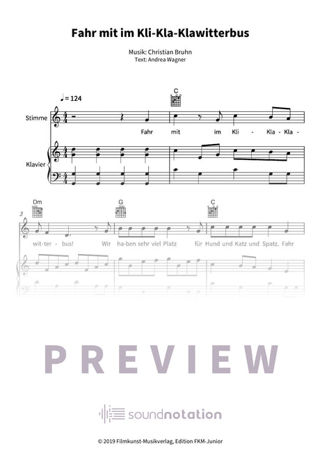 Fahr mit im Kli-Kla-Klawitterbus (Kli-Kla-Klawitter) - Preview Page 1