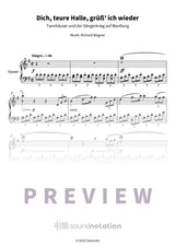 Dich, teure Halle, grüß' ich wieder - Preview Page 1