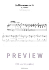 Drei Romanzen op. 21 - Preview Page 1