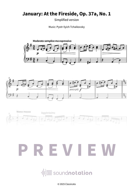 January: At the Fireside - Preview Page 1
