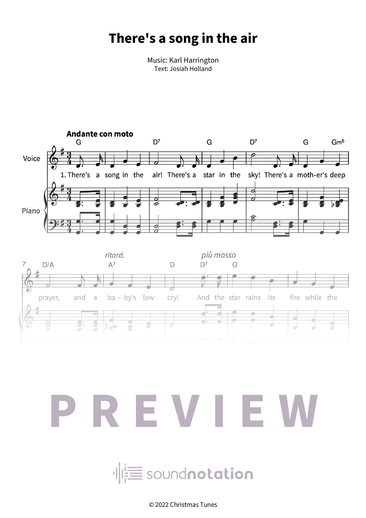 There's a song in the air - Preview Page 1