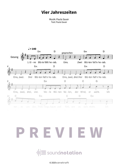 Vier Jahreszeiten - Preview Page 1