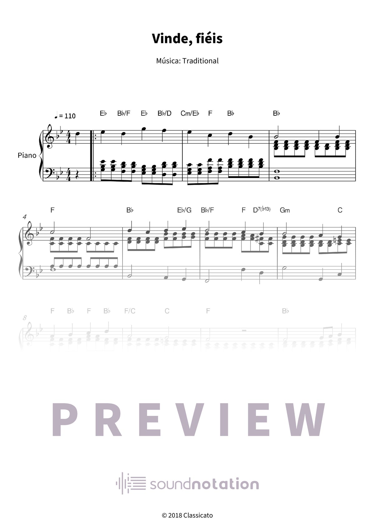 Vinde, fiéis - Preview Page 1