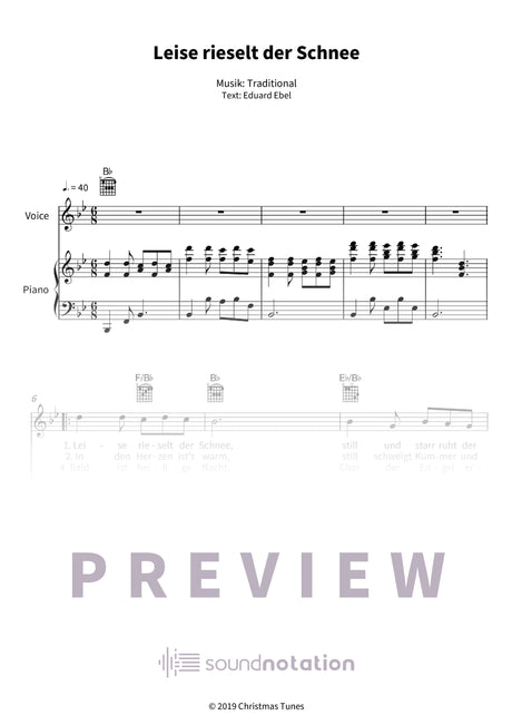 Leise rieselt der Schnee - Preview Page 1