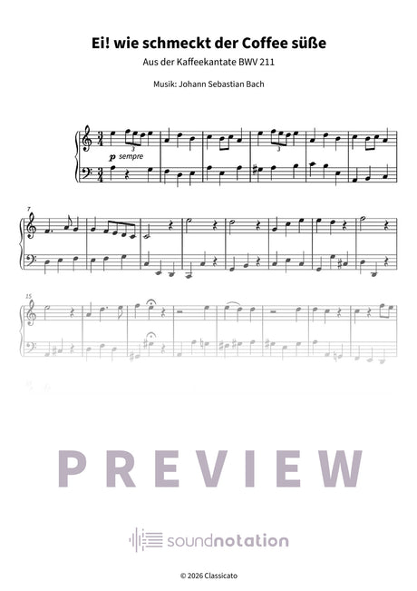 Ei! wie schmeckt der Coffee süße - Preview Page 1
