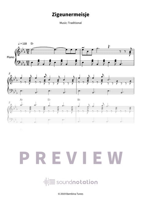 Zigeunermeisje - Preview Page 1