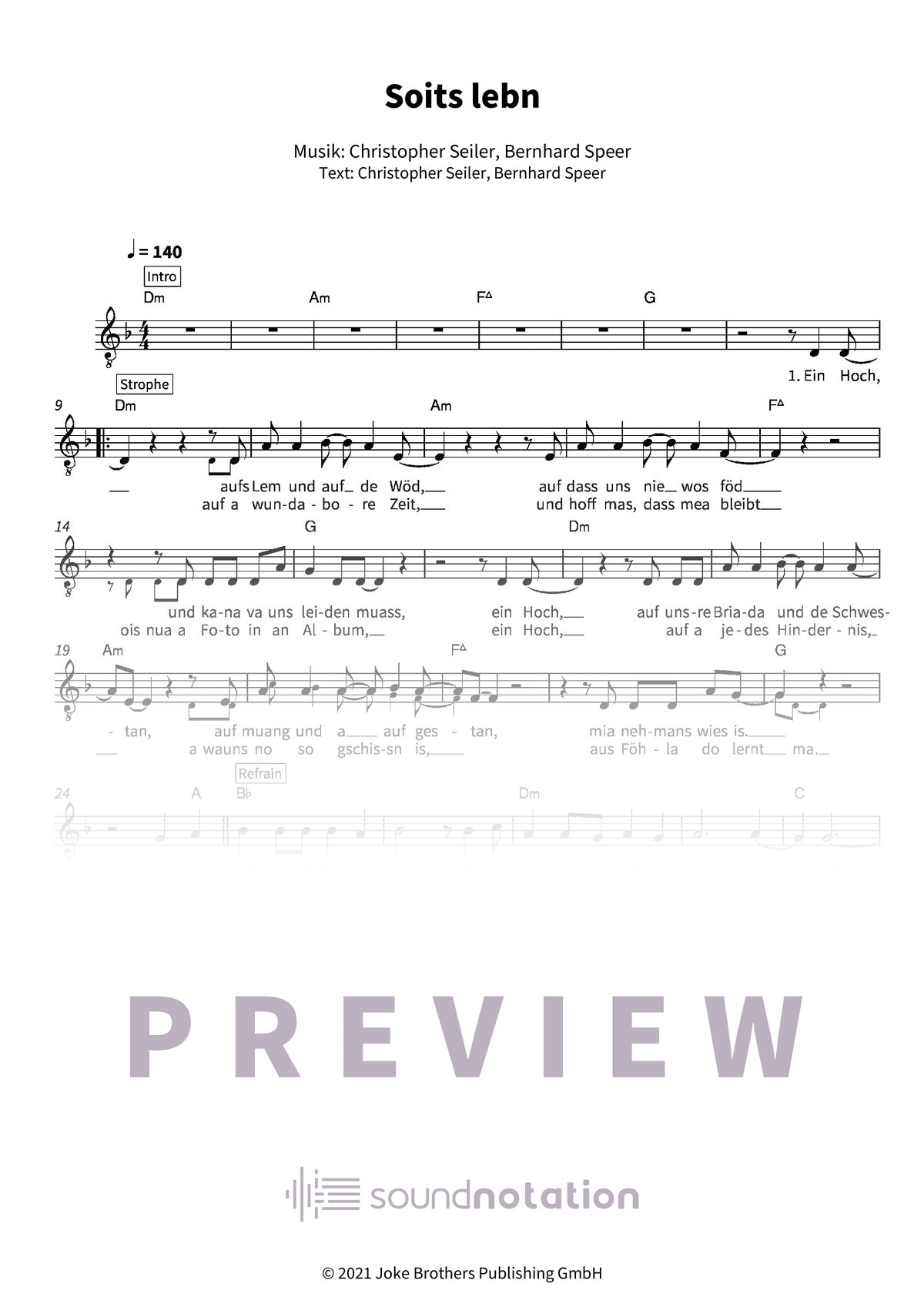 Soits lebn - Preview Page 1