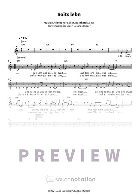 Soits lebn - Preview Page 1