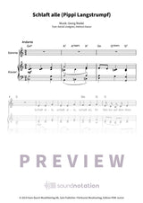 Schlaft alle (Pippi Langstrumpf) - Preview Page 1