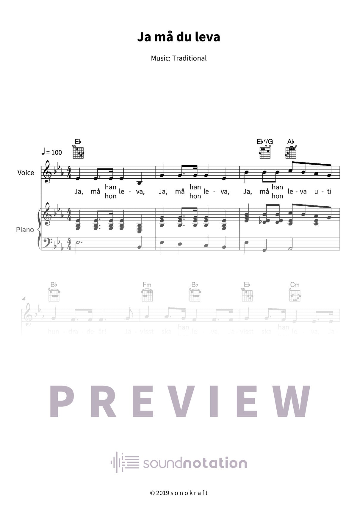 Ja må du leva - Preview Page 1