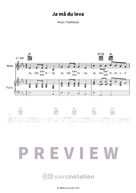 Ja må du leva - Preview Page 1