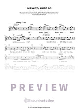 Leave the radio on - Preview Page 1