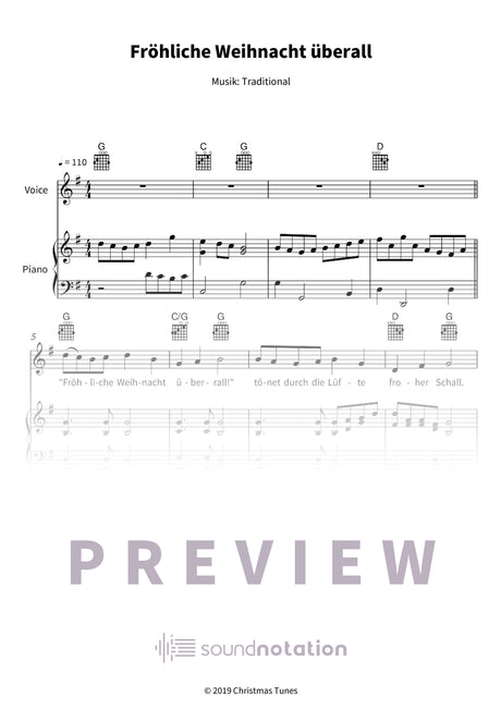 Fröhliche Weihnacht überall - Preview Page 1