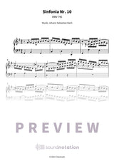 Sinfonia Nr. 10 - Preview Page 1