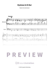 Hymnus in D-Dur - Preview Page 1
