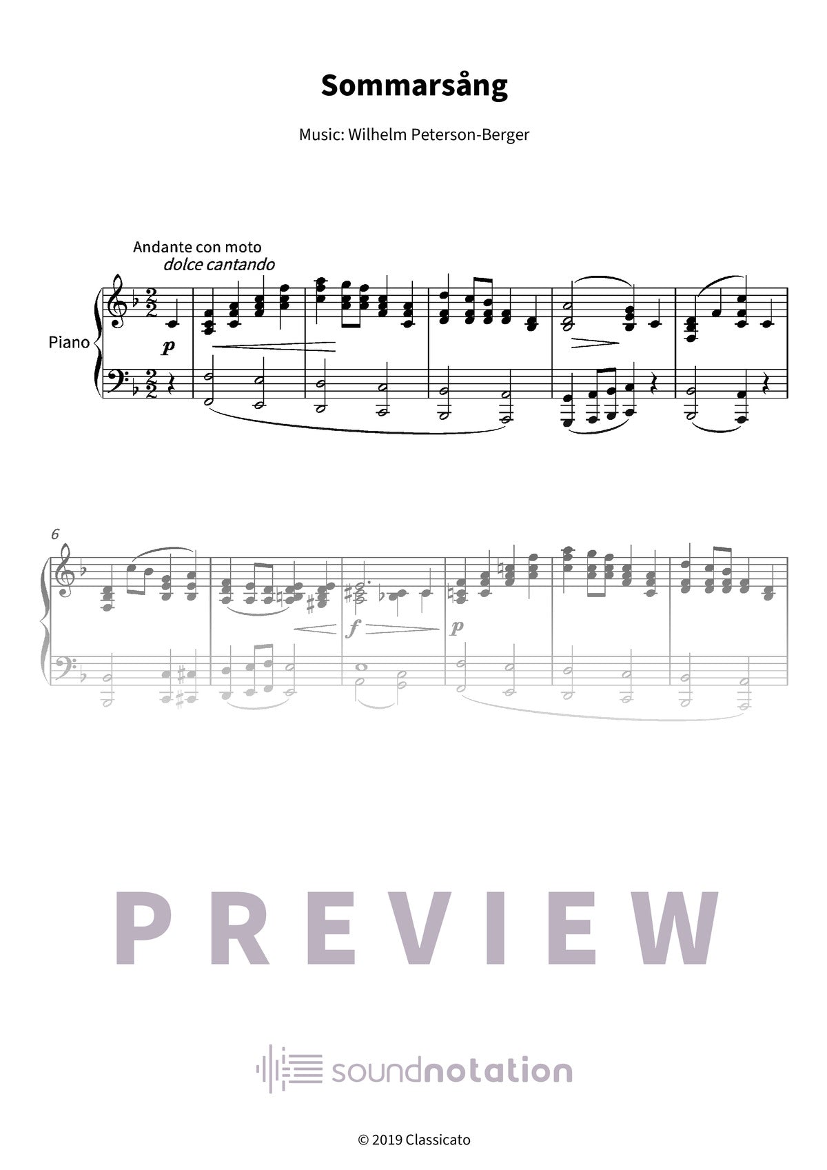 Sommarsång - Preview Page 1