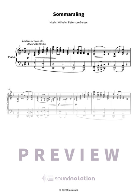 Sommarsång - Preview Page 1