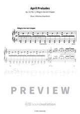 April Preludes - Preview Page 1