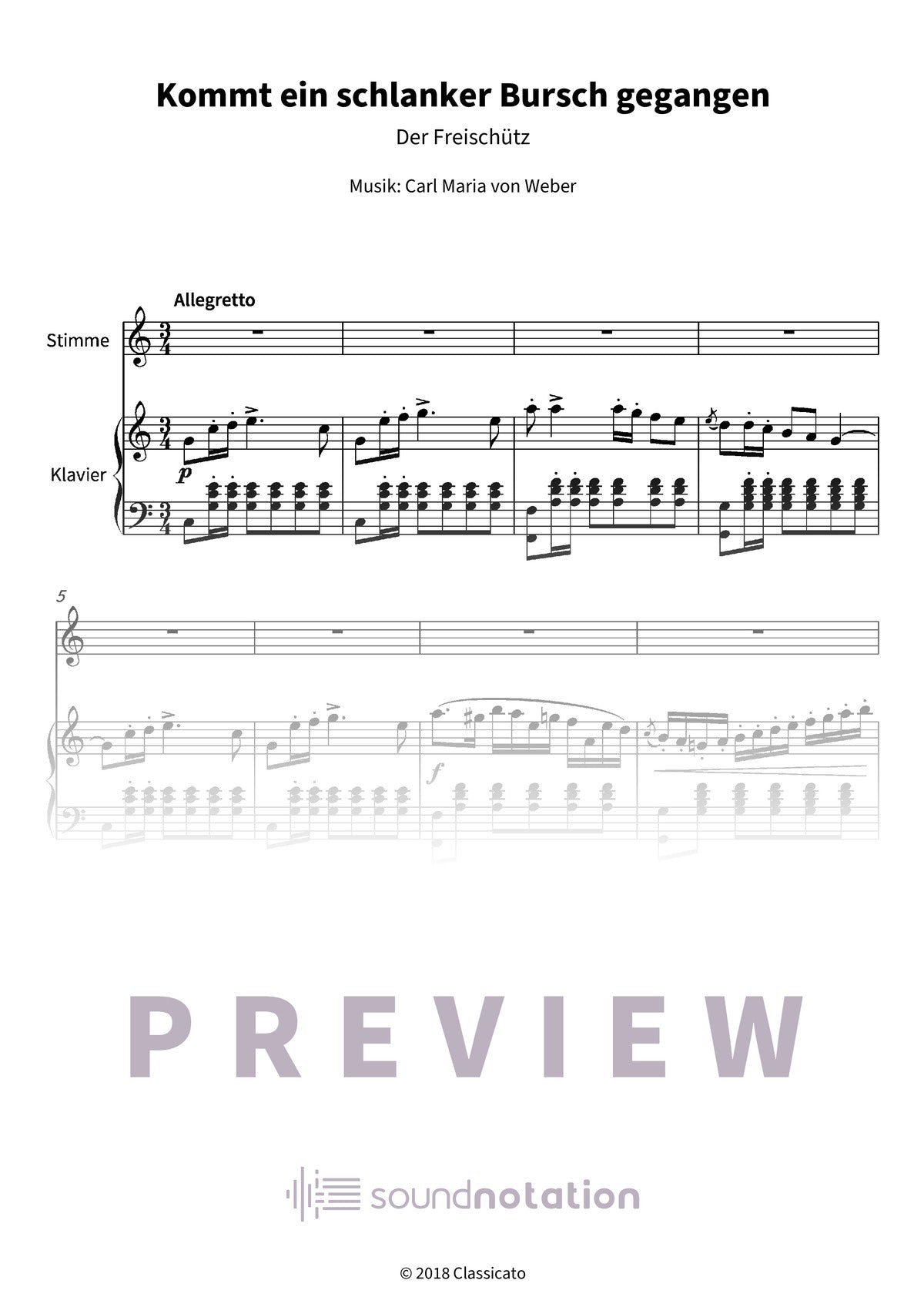 Kommt ein schlanker Bursch gegangen - Preview Page 1