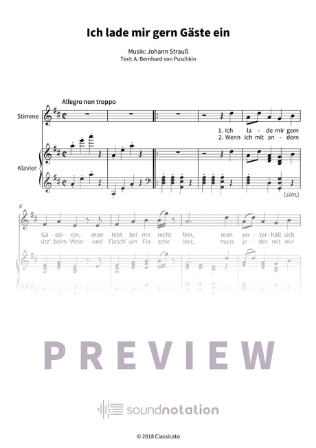 Ich lade mir gern Gäste ein - Preview Page 1