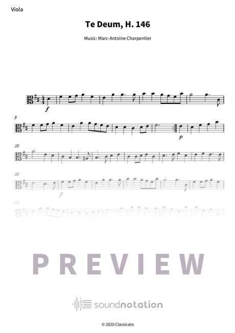 Te Deum - Preview Page 1